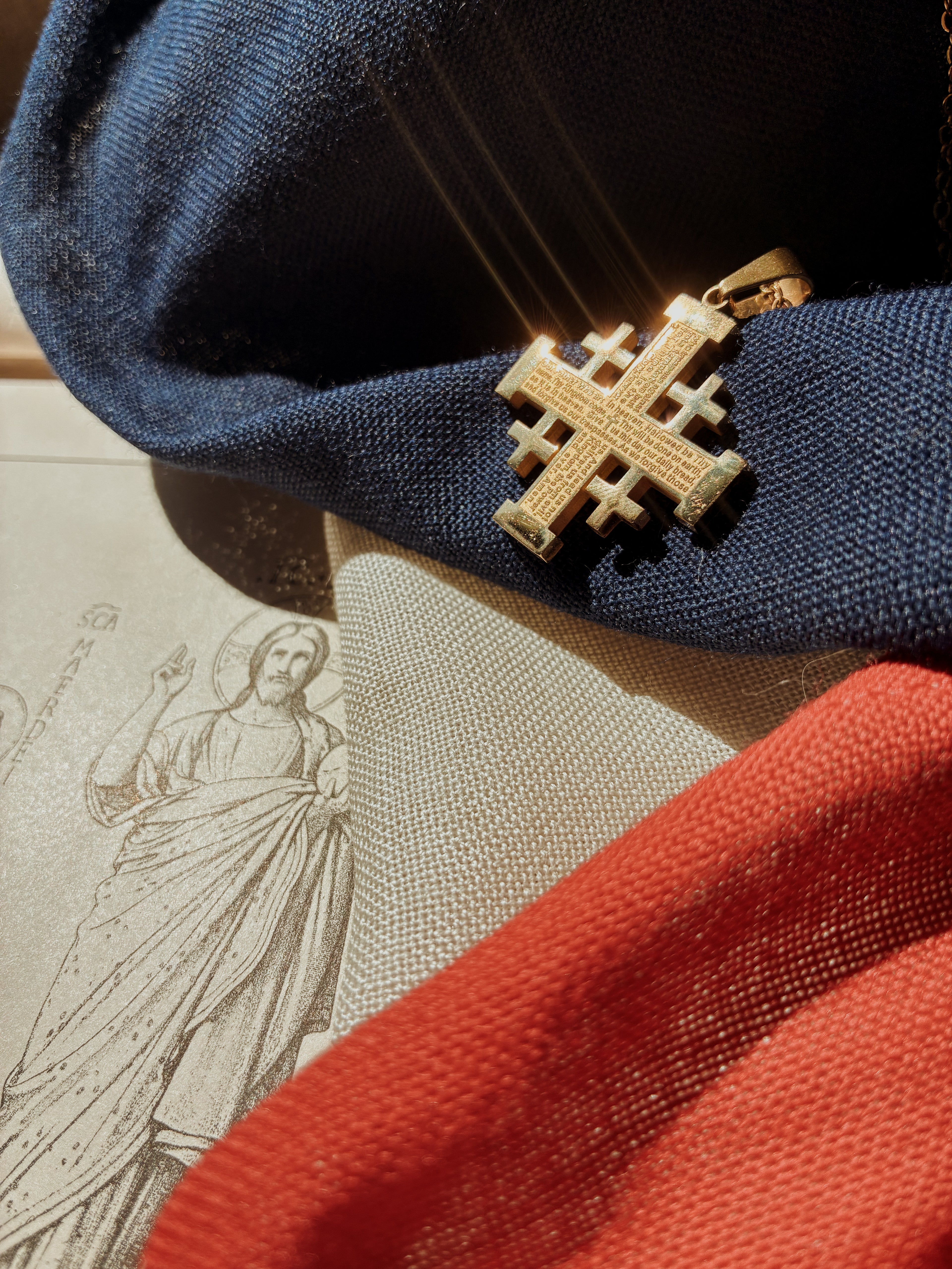 Collier Croix de Jérusalem